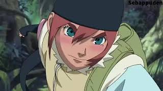 Amaru le da una cachetada a naruto