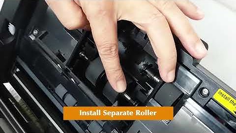SmartOffice PT2160 remove and install rollers