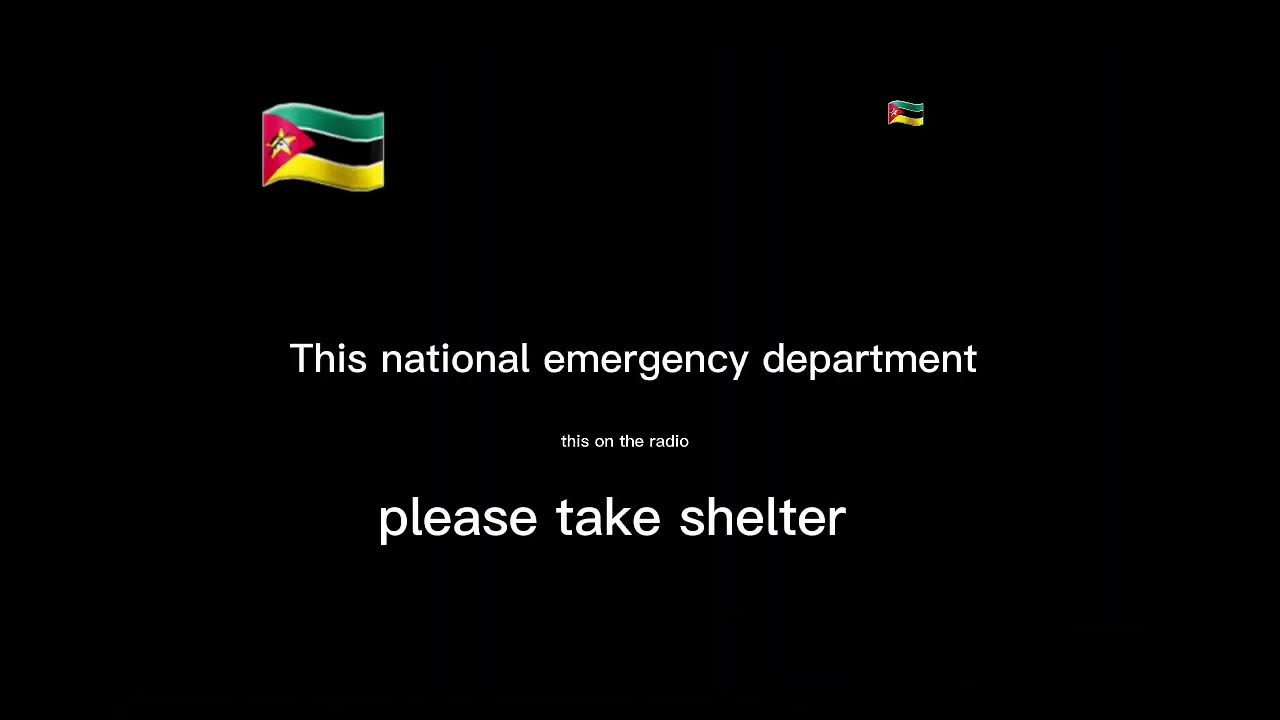 Mozambique eas alarm YouTube