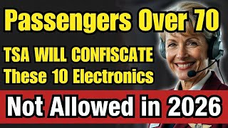 TSA Will CONFISCATE These 10 Electronics in 2025 | Flight Attendant Warns