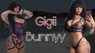 Gigii Bunnyy || Curvy Model The Plus-Size Model Redefining Fashion with Confidence