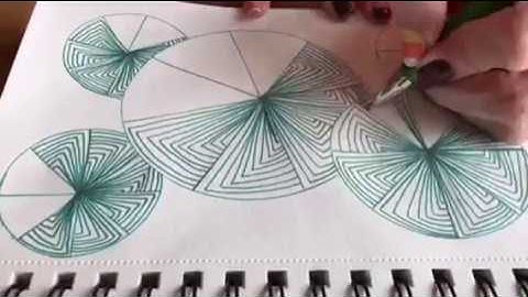 Zentangle Hidden in my #Quigtangle Zendoodle