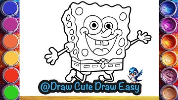 How to Draw SpongeBob Step by Step: Easy Drawing and Coloring Tutorial