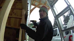 Bi Fold Hangar Style Garage Doors Youtube
