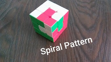 How to make the Spiral Pattern on 3×3×3 rubik