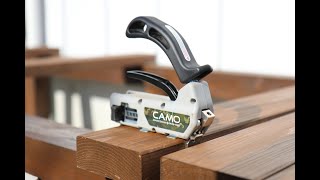 ウッドデッキの施工が爆速になる！　ウッドデッキ用工具「CAMO」の使用風景を紹介します！