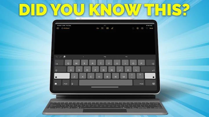 AMAZINGLY Useful iPad Keyboard shortcuts you should be using (Includes iPadOS 18)