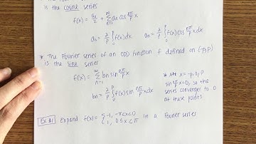 11.3: Fourier Cosine and Sine Series, day 1