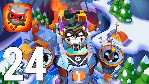 Talking Tom Hero Dash Run Game Gameplay Walkthrough Part 24 - Boss Fight [iOS/Android Games]