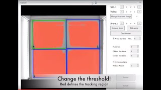 ToxTrac multi-arena tracking instruction video screenshot 5