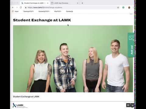 Course enrollment for LAMK exchange students