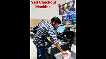 Self Checkout machine.