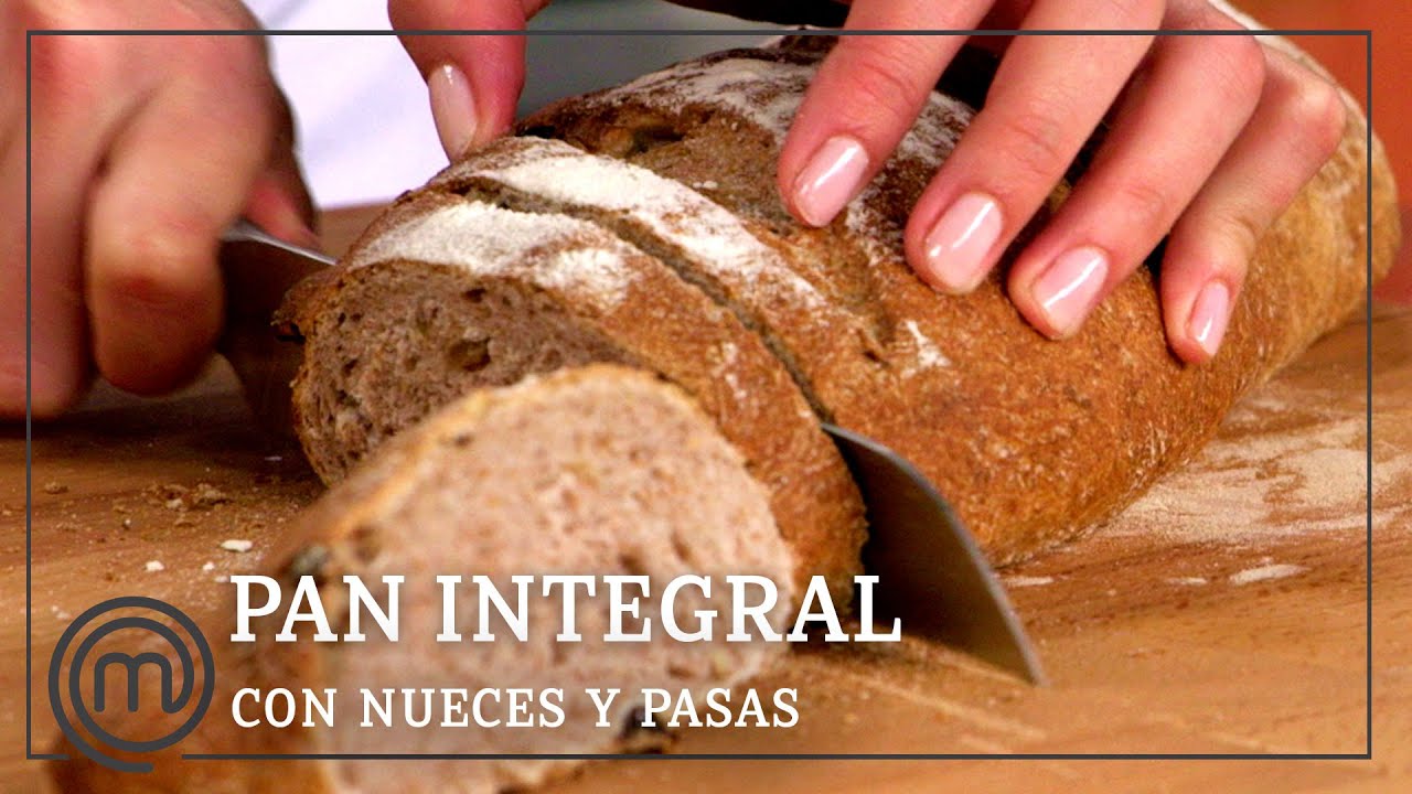 Pan de molde integral con nueces y miel