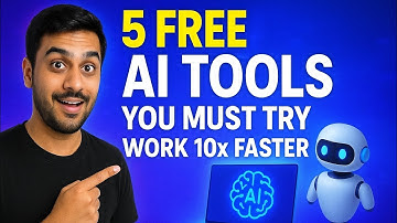 Top 5 Free AI Tools That Make Your Work 10x Faster | Best AI Websites 2025 | AI Tools For Everyone