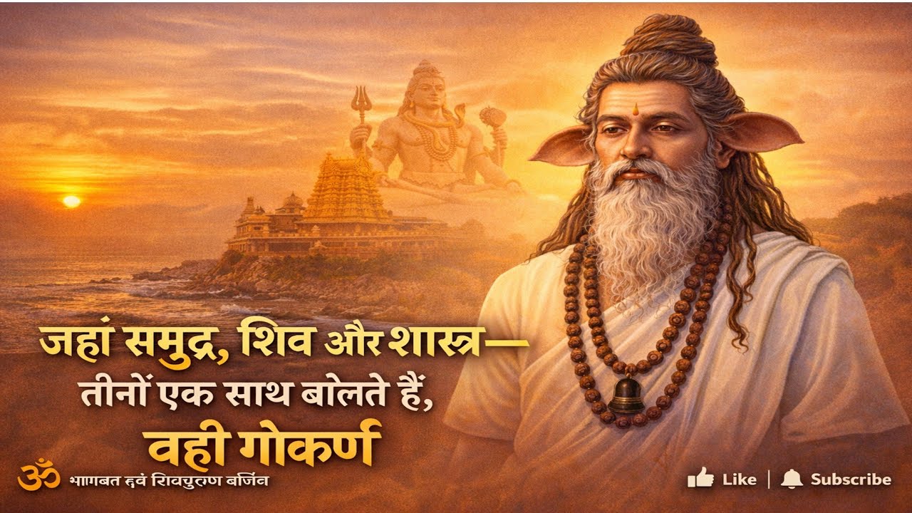 जहाँ समुद्र, शिव और शास्त्र—तीनों एक साथ बोलते हैं, वही गोकर्ण