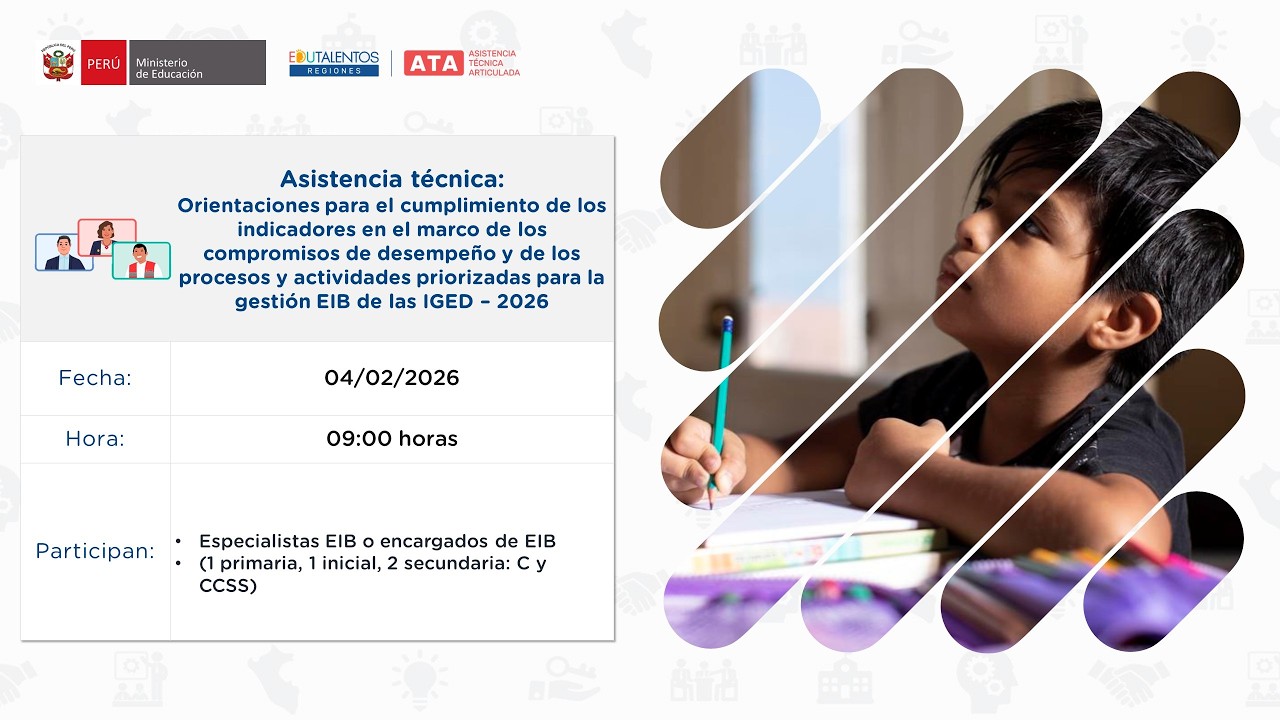 Orientaciones para cumplir indicadores y compromisos de desempeño EIB en IGED 2026