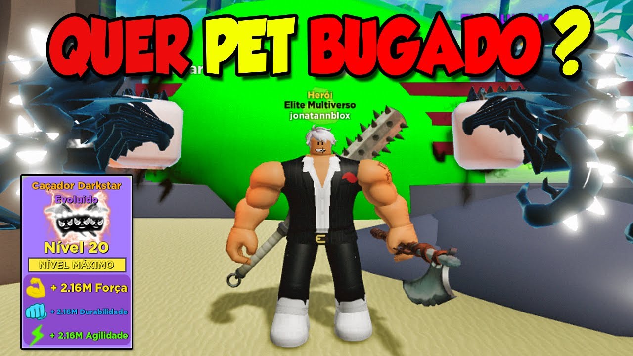 COMO CONSEGUIR OS MELHORES PETS DE ROBUX *EVOLUÍDOS* DE GRAÇA NO MUSCLE  LEGENDS!! (Roblox) 