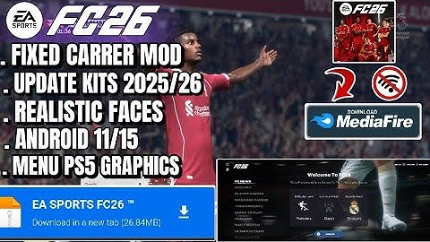 FIFA 16 MOD 25 APK+OBB+DATA  DOWNLOAD FULL DECOMPRESSD 2.3GB EA SPORTS FC25 MOD FIFA 16 MOBILE FC26