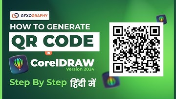 Generate QR Code in Seconds With #CorelDraw #gfxography