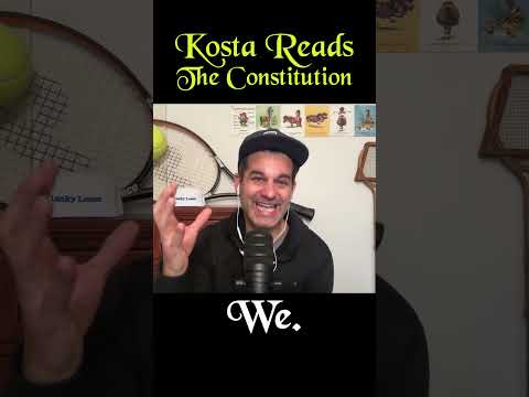 Michael Kosta Reads The Constitution