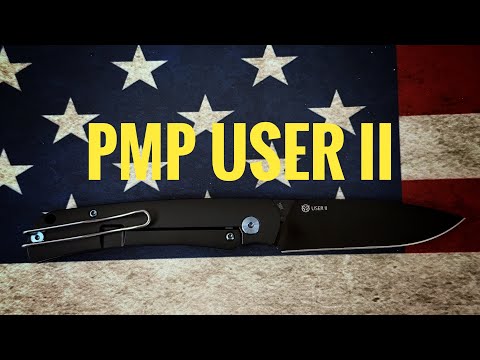 A slick front flipper from PMP Knives! The PMP User II!!