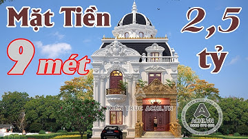 Phối Cảnh 3D Mẫu Biệt Thự 2 Tầng 1 Tum Kiến Trúc Pháp | ACHI 31059