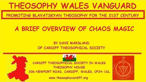 A Brief Overview of Chaos Magic by Dave Marsland