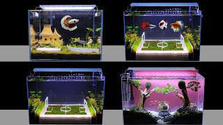 Top 3 How To Make Planted Fish Tank At Home Ideas | DIY Nano Aquascape (No Co2) #110