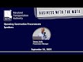 Business with the MDTA - Upcoming Construction Procurements