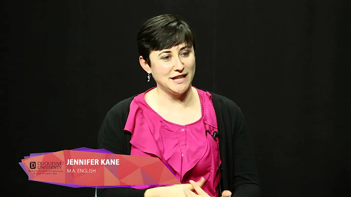 Jennifer Kane, M.A. English "Alumni You Need to Kn...
