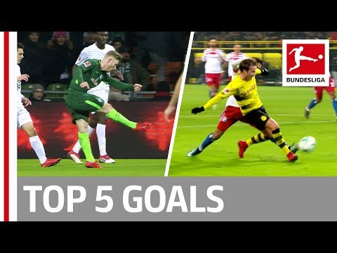 Müller, Götze and More  - Top 5 Goals on Matchday 22