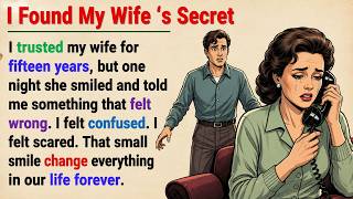 I Found My Wife's Secret Bank Transfers🔥 Learn English With Story || Graded Reader📚 