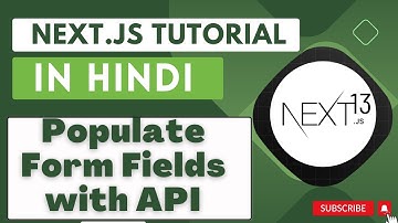 Next JS tutorial in Hindi #51 Populate Form data with MongoDB API in Next.js 13.4