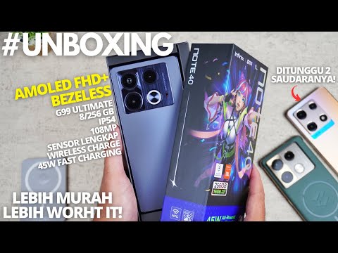 INI KEREN!🔥 UNBOXING Infinix Note 40 Indonesia, Lebih MURAH Lebih WORTH IT!