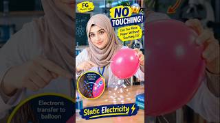 Can You Move Paper Without Touching It? π± | Static Electricity #Shorts #FGphysicslab Can You Move Paper Without Touching It? π± | Static Electricity #Shorts #FGphysicslab