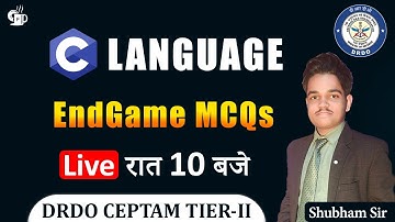 C Language EndGame🔥| Most Expected MCQs | DRDO Computer Science | Edulogy