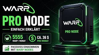 Die Warp Node Pro einfach erklärt + aktuell ca. 36$ Rewards im Monat.
