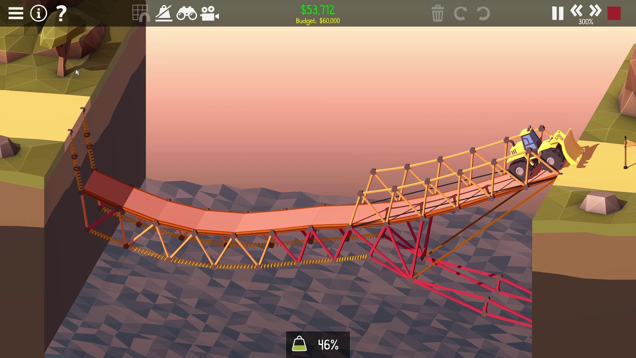 3 Poly Bridge Solutions 28m Wooden High Bridge 2 1 By Zautos Gaming