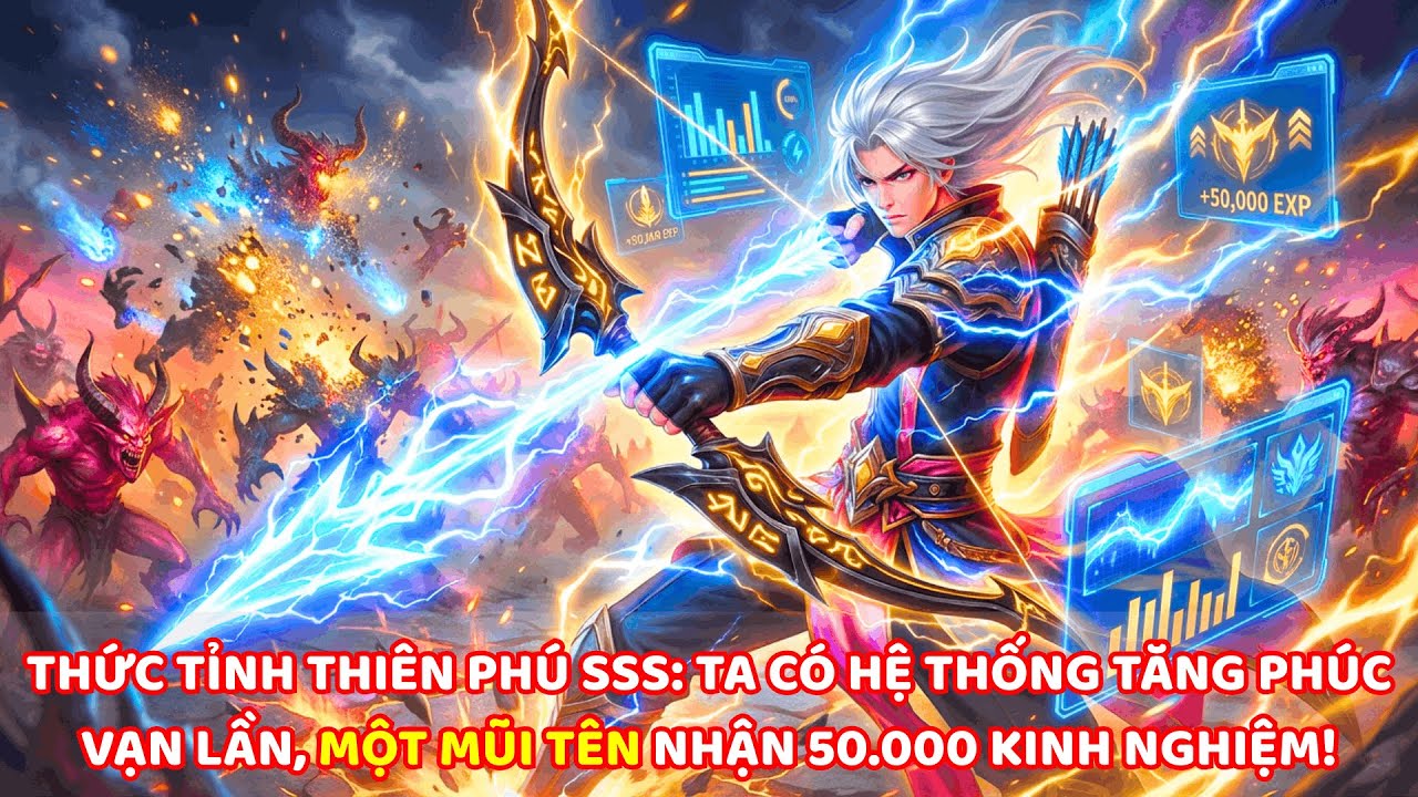 THỨC TỈNH THIÊN PHÚ SSS: TA CÓ HỆ THỐNG TĂNG PHÚC VẠN LẦN, MỘT MŨI TÊN NHẬN 50.000 KINH NGHIỆM!