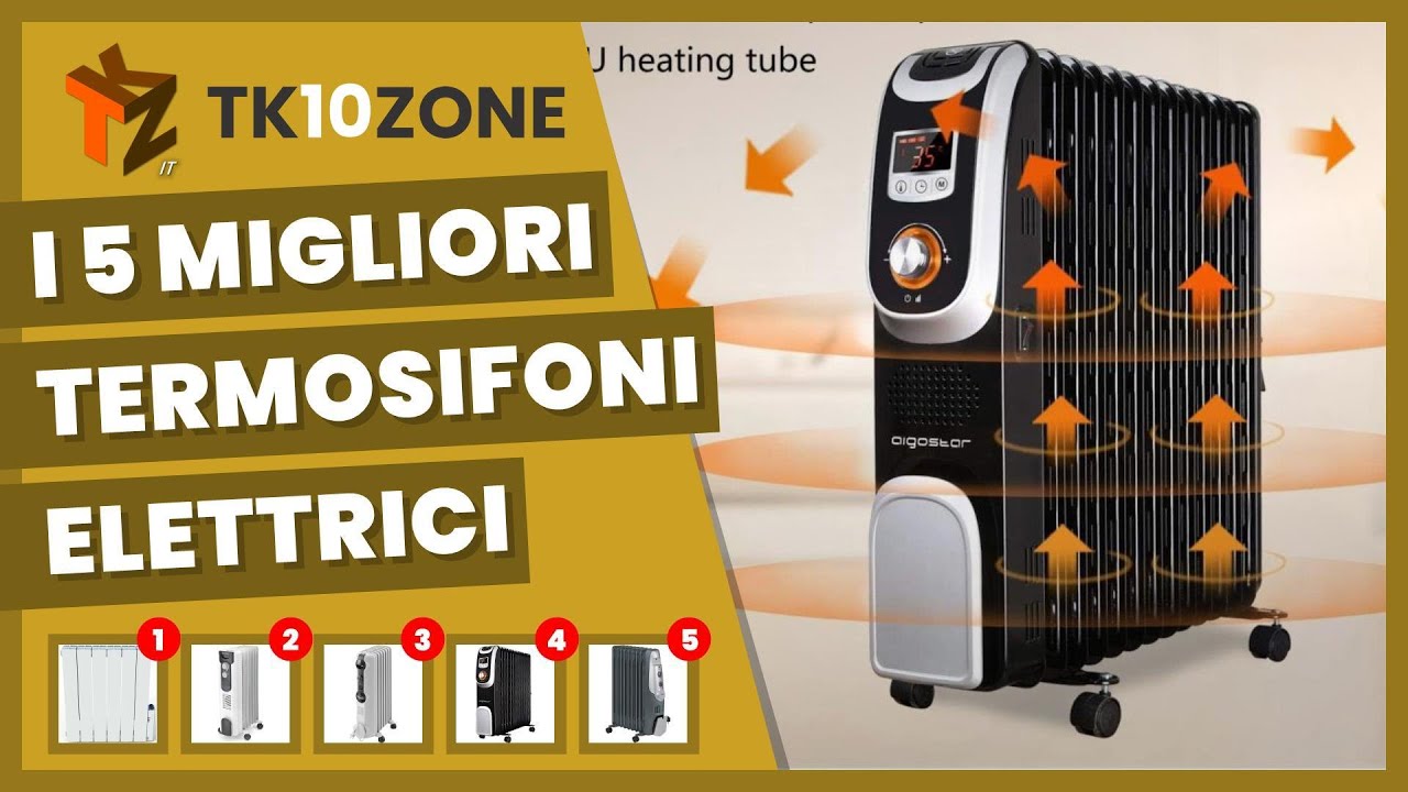 I 5 migliori termosifoni elettrici per riscaldare piccoli e medi ambienti 