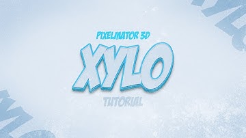 How to Make A 3D Text In Pixelmator (SUPER EASY!!) - Tutorial by XyloDzns