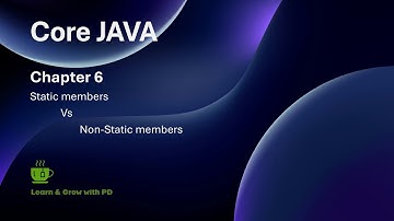 “Java for Beginners: Static Vs non-Static members”