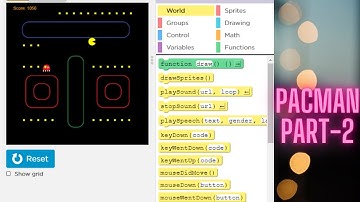 How to create Pacman in game lab in code.org (part-2)