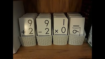 Robinson Curriculum Homeschool║ Math Flash Card Organization PLUS FlashMaster and Wrap-Up Demo