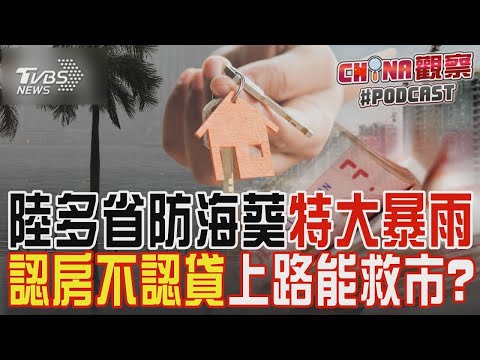 【發燒話題】中國大陸多省防海葵特大暴雨 認房不認貸上路能救市