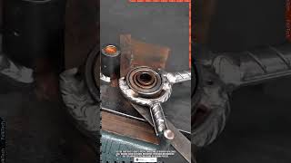 Plate Angle Jig: Unique Iron Bending with Bearing System #tool #tools #innovation