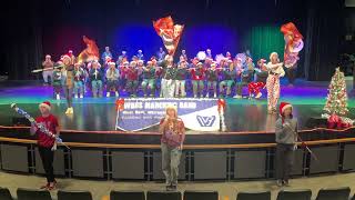 2025 WBHS Marching Band Performs "Sleigh Ride"