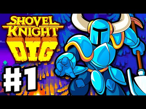 Shovel Knight Dig - Gameplay Walkthrough Part 1 - Mushroom Mines! Spore Knight Boss Fight! - YouTube