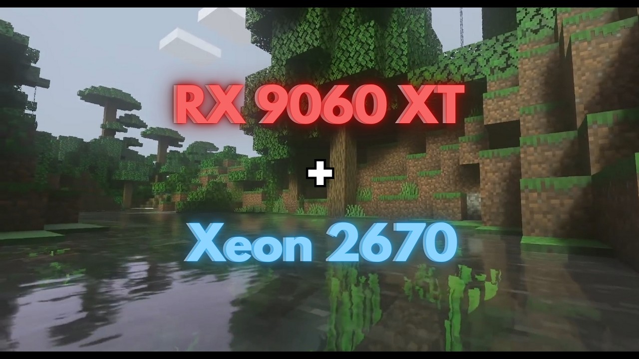 Minecraft Complementary Reimagined Shaders RT 4K RX 9060 XT + Xeon 2670 ...