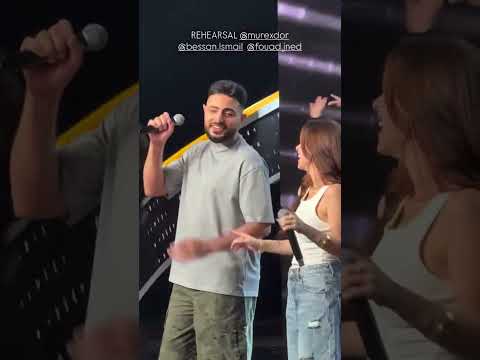 كواليس تصوير حفلة توزيع الجوائز موريكس دور بيسان اسماعيل وفؤاد جنيد علاش اكسبلور بيسان اسماعيل